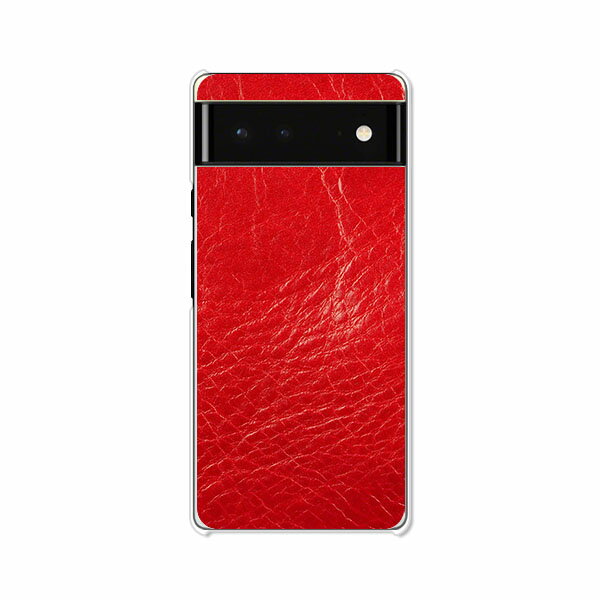 Google Pixel6 ケース/カバー 【レッドスキン クリアケース素材】グーグルピクセル6ケース スマホケース 携帯ケース 携帯カバー ピクセル6カバー pixel6 pixcel6 pxl6