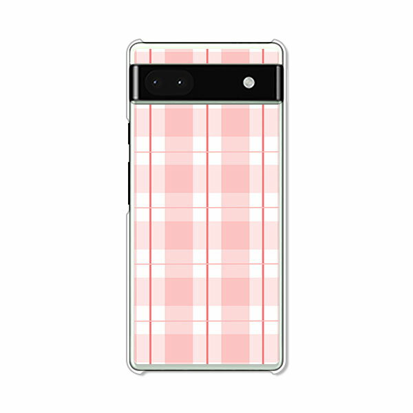 Google Pixel6a ケース/カバー 【ピンキーチェック クリアケース素材】グーグルピクセル6a Google Pixel 6a スマホケース 携帯ケース 携帯カバー