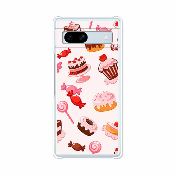 Google Pixel7a カバー/ケース シリコンケースよりもコシがありゴミがつきにくいTPUカバー 【スィーツ TPUソフトケース】グーグルピクセル7a Google Pixel 7a スマホケース 携帯ケース 携帯カバー