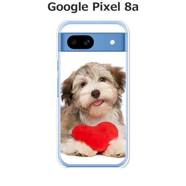 乐天商城 - Google Pixel 8a ケース/カバー 【ハートとわんこ クリアケース素材】グーグルピクセル8a Google Pixel 8a スマホケース 携帯ケース 携帯カバー