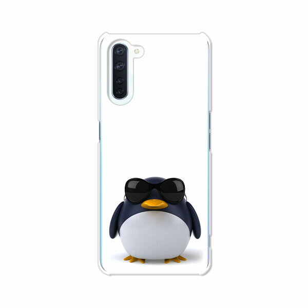 樂天商城 - OPPO Reno3 A ケース/カバー 【サングラスとペンギン クリアケース素材】OPPOreno3aハードケース オッポリノ3Aカバー スマホケース オッポレノ3A 携帯ケース 携帯カバー シムフリー