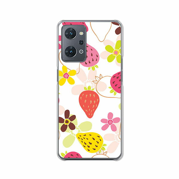 Rakuten - OPPO Reno7 A / OPPO Reno9 A 共通 カバー/ケース シリコンケースよりもコシがありゴミがつきにくいTPUカバー 【ストロベリー TPUソフトケース】オッポリノ7A ケース oppoリノ9a ケース オッポレノ9a スマホケース 携帯ケース