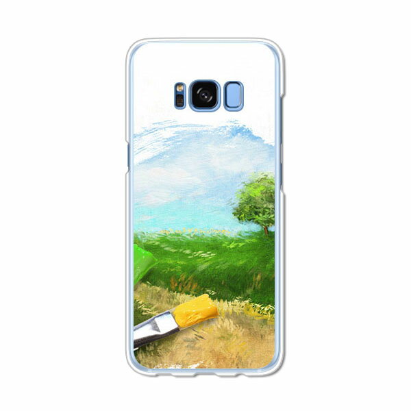 樂天商城 - Galaxy S8 SC-02J / Galaxy S8 SCV36 共通 ケース/カバー 【絵筆を取って クリアケース素材】ギャラクシー SC02J ジャケット galaxy s8 ケース