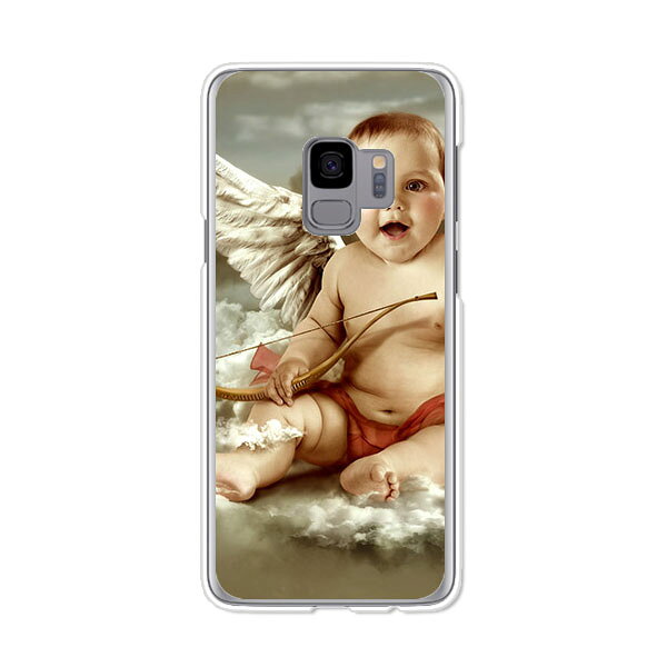 乐天商城 - Galaxy S9 SC-02K / Galaxy S9 SCV38 共通 ケース/カバー 【Baby Angel クリアケース素材】galaxys9 カバー ハードケース ギャラクシーS9 docomo au サムスン