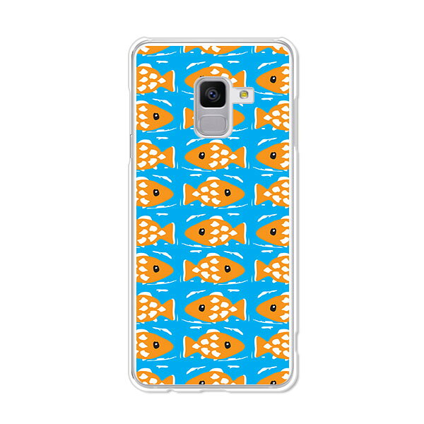Rakuten - Galaxy Feel2 SC-02L ケース/カバー 【さかなドット クリアケース素材】Galaxy Feel2 カバー ギャラクシー フィール2 SC02L docomo ドコモ