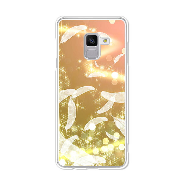 Galaxy Feel2 SC-02L ケース/カバー 【天使の羽 クリアケース素材】Galaxy Feel2 カバー ギャラクシー フィール2 SC02L docomo ドコモ