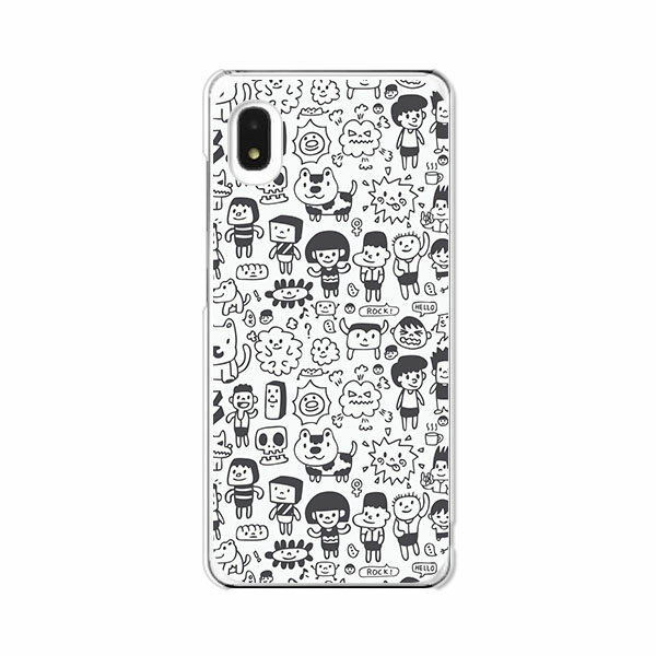 Galaxy A20 SC-02M / Galaxy A20 SCV46 共通ケース/カバー 【カートゥンPeople クリアケース素材】GalaxyA20ケース ギャラクシーカバー galaxyスマホケース ドコモauUQモバイル携帯カバー