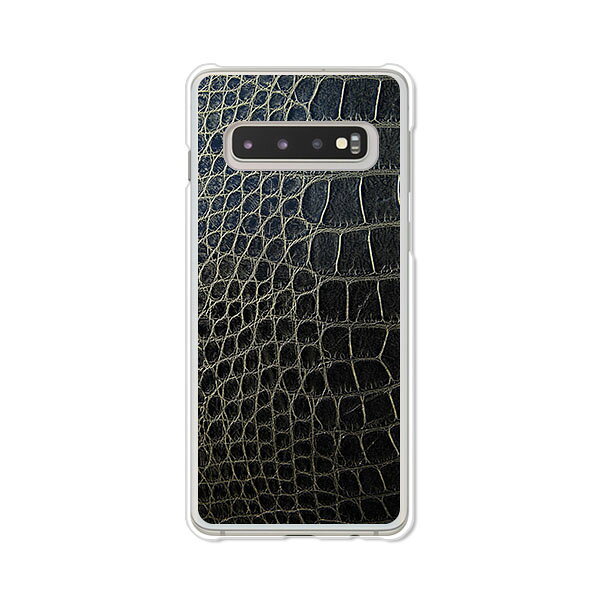 Galaxy S10 SC-03L / SCV41 共通 ケース/カバー 【Crocodile クリアケース素材】GalaxyS10sc03l カバー ギャラクシーS10SC-03L ドコモ エーユー 携帯ケース