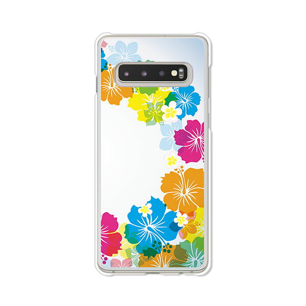 Rakuten - Galaxy S10 SC-03L / SCV41 共通 カバー/ケース シリコンケースよりもコシがありゴミがつきにくいTPUカバー 【ハイビスカスFLASH TPUソフトケース】galaxy s10 ケース 保護 ギャラクシー docomo au 携帯ケース