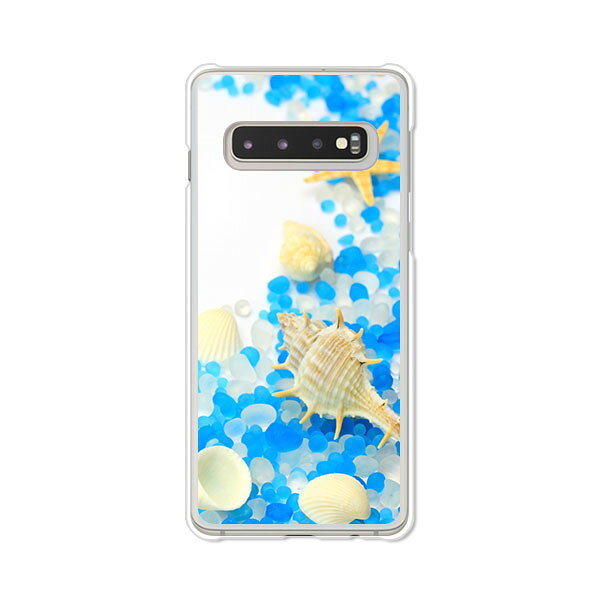 Rakuten - Galaxy S10 SC-03L / SCV41 共通 カバー/ケース シリコンケースよりもコシがありゴミがつきにくいTPUカバー 【浜辺 TPUソフトケース】galaxy s10 ケース 保護 ギャラクシー docomo au 携帯ケース