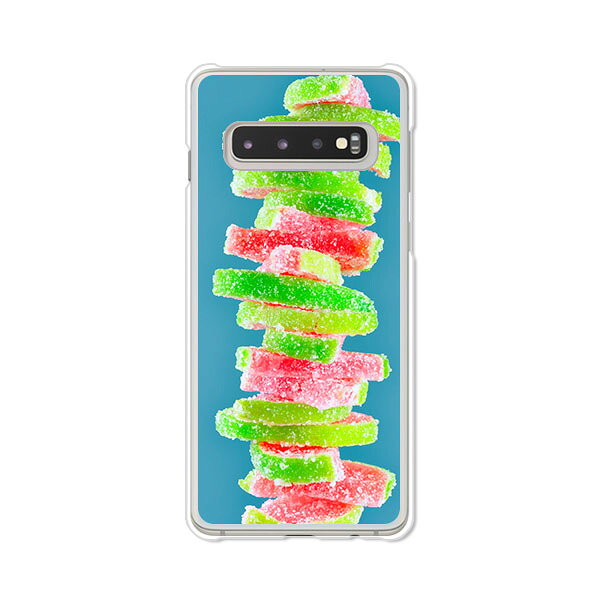 Rakuten - Galaxy S10 SC-03L / SCV41 共通 カバー/ケース シリコンケースよりもコシがありゴミがつきにくいTPUカバー 【積み上がるお菓子 TPUソフトケース】galaxy s10 ケース 保護 ギャラクシー docomo au 携帯ケース