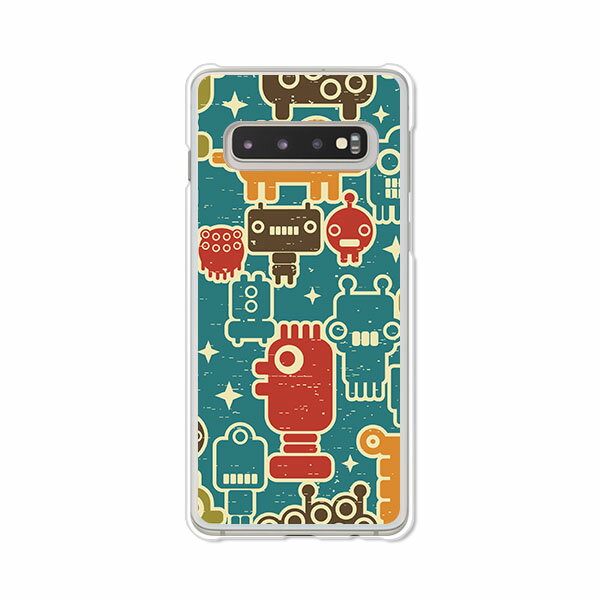 Galaxy S10 SC-03L / SCV41 共通 カバー/ケース シリコンケースよりもコシがありゴミがつきにくいTPUカバー 【ワレワレハウチュウジンダ TPUソフトケース】galaxy s10 ケース 保護 ギャラクシー docomo au 携帯ケース