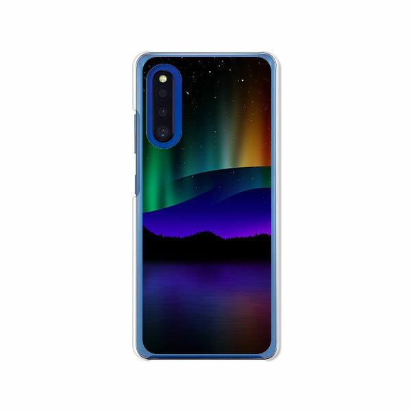 樂天商城 - Galaxy A41 SC-41A / GalaxyA41 SCV48 共通 ケース/カバー 【闇夜のオーロラ クリアケース素材】GalaxyA41 スマホケース ギャラクシーA41 sc41a ドコモ au UQモバイル 携帯カバー 携帯ケース