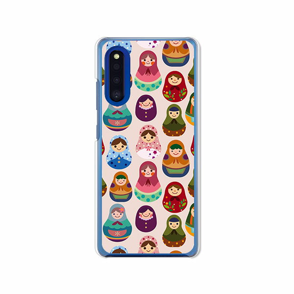 Galaxy A41 SC-41A / GalaxyA41 SCV48 共通 ケース/カバー 【マトリョーシカちゃん クリアケース素材】GalaxyA41 スマホケース ギャラクシーA41 sc41a ドコモ au UQモバイル 携帯カバー 携帯ケース