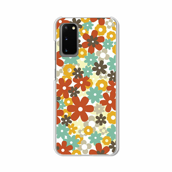 Galaxy S20 5G SC-51A/SCG01 共通 ケース/カバー 【フラワーFLASH クリアケース素材】スマホケース GalaxyS205Gsc51aケース ギャラクシーS20カバー GALAXY 携帯カバー