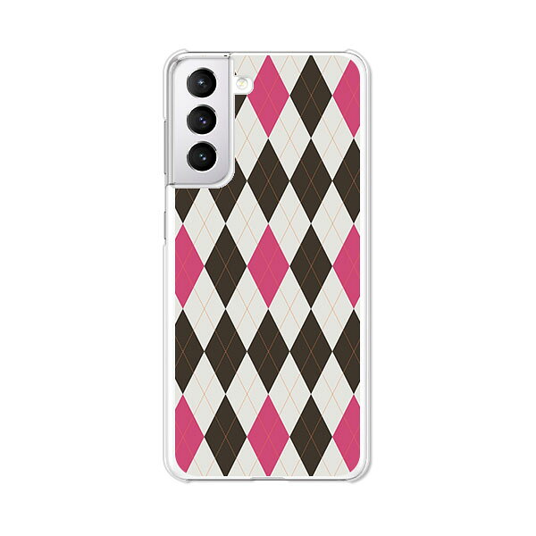 樂天商城 - Galaxy S21 5G SC-51B / Galaxy S21 5G SCG09 共通 ケース/カバー 【アーガイル クリアケース素材】sc51b スマホケース ギャラクシーS21 ケース ドコモ au galaxy s21 ケース 携帯カバー 携帯ケース