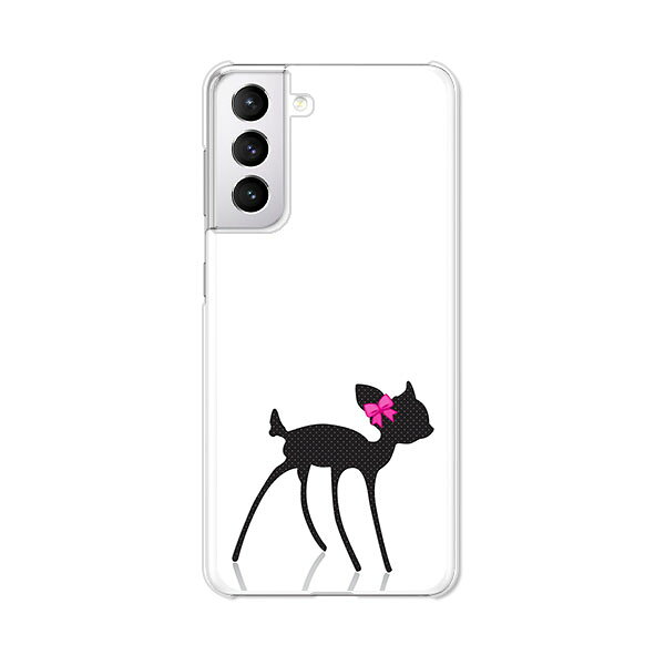樂天商城 - Galaxy S21 5G SC-51B / Galaxy S21 5G SCG09 共通 ケース/カバー 【仔鹿 クリアケース素材】sc51b スマホケース ギャラクシーS21 ケース ドコモ au galaxy s21 ケース 携帯カバー 携帯ケース