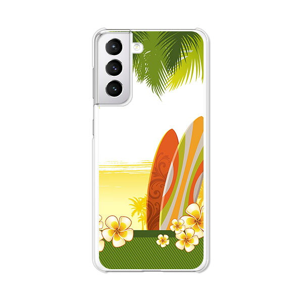 乐天商城 - Galaxy S21 5G SC-51B / Galaxy S21 5G SCG09 共通 ケース/カバー 【南国バカンス クリアケース素材】sc51b スマホケース ギャラクシーS21 ケース ドコモ au galaxy s21 ケース 携帯カバー 携帯ケース