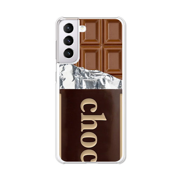 Galaxy S21 5G SC-51B / Galaxy S21 5G SCG09 共通 ケース/カバー 【板チョコ クリアケース素材】sc51b..