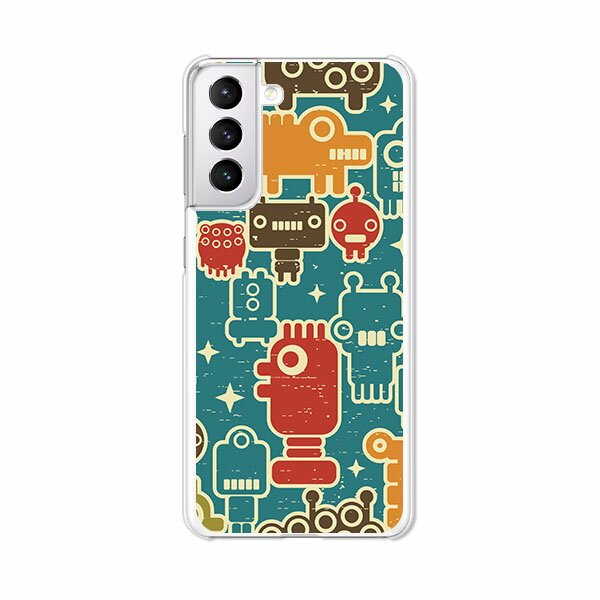 Galaxy S21 5G SC-51B / Galaxy S21 5G SCG09 共通 ケース/カバー 【ワレワレハウチュウジンダ クリアケース素材】sc51b スマホケース ギャラクシーS21 ケース ドコモ au galaxy s21 ケース 携帯カバー 携帯ケース