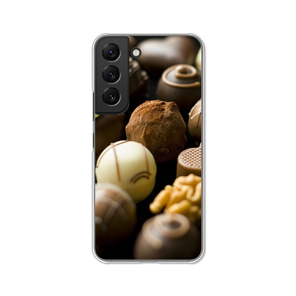 樂天商城 - Galaxy S22 SC-51C / Galaxy S22 SCG13 カバー/ケース シリコンケースよりもコシがありゴミがつきにくいTPUカバー 【チョコレートアソート TPUソフトケース】ギャラクシーS22sc51cケース ドコモ au スマホケース 携帯ケース