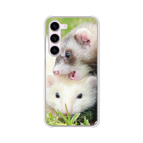 Rakuten - Galaxy S23 SC-51D / SCG19 / SM-S911C 共通 ケース/カバー 【フェレット クリアケース素材】ギャラクシーS23ケース docomo au ギャラクシーSC51Dケース