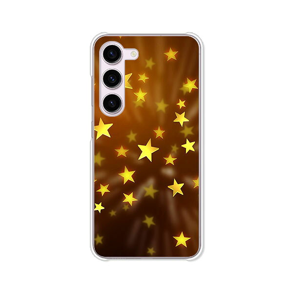 Rakuten - Galaxy S23 SC-51D / SCG19 / SM-S911C 共通 ケース/カバー 【スパークリングスター クリアケース素材】ギャラクシーS23ケース docomo au ギャラクシーSC51Dケース