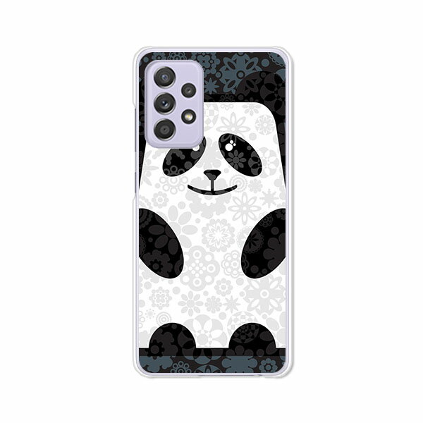 Galaxy A52 5G SC-53B ケース/カバー 【Cuteパンダ クリアケース素材】ギャラクシーA52 5Gケース docomo sc53b スマホケース ギャラクシーエー525g携帯ケース