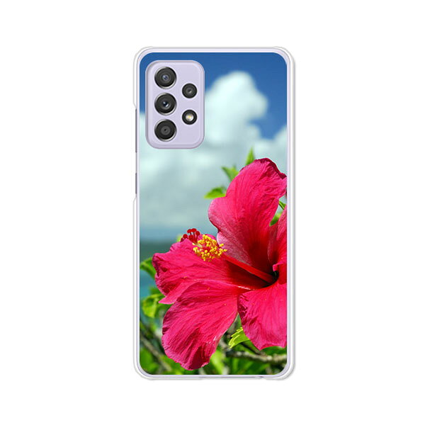 樂天商城 - Galaxy A52 5G SC-53B ケース/カバー 【ハイビスカスと海 クリアケース素材】ギャラクシーA52 5Gケース docomo sc53b スマホケース ギャラクシーエー525g携帯ケース