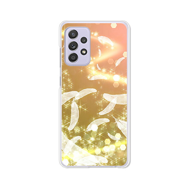 Galaxy A52 5G SC-53B ケース/カバー 【天使の羽 クリアケース素材】ギャラクシーA52 5Gケース docomo sc53b スマホケース ギャラクシーエー525g携帯ケース