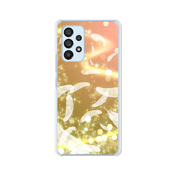 Galaxy A53 5G SC-53C / SCG15 共通 カバー/ケース シリコンケースよりもコシがありゴミがつきにくいTPUカバー 【天使の羽 TPUソフトケース】ギャラクシーA53 ケース スマホケース 携帯ケース