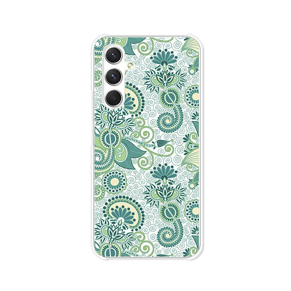Rakuten - Galaxy A54 5G SC-53D / SCG21 共通 カバー/ケース シリコンケースよりもコシがありゴミがつきにくいTPUカバー 【グリーンペイズリー TPUソフトケース】ギャラクシーA54 ケース スマホケース 携帯ケース