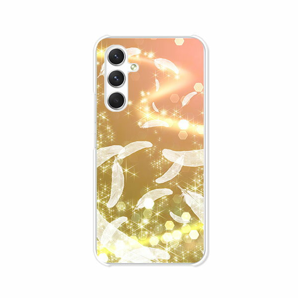 Galaxy A54 5G SC-53D / SCG21 共通 ケース/カバー 【天使の羽 クリアケース素材】ギャラクシーA54 ケース スマホケース 携帯ケース