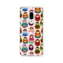 AQUOS zero2 SH-01M/SHV47/906SH/SH-M13 共通 ケース/カバー 【マトリョーシカちゃん クリアケース素材】aquos zero2 ケース アクオスゼロ2カバー docomo au softbank 携帯カバー