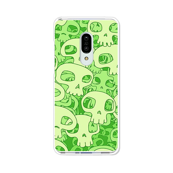 AQUOS zero2 SH-01M/SHV47/906SH/SH-M13 共通 ケース/カバー 【スカルズ クリアケース素材】aquos zero2 ケース アクオスゼロ2カバー docomo au softbank 携帯カバー