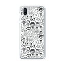 AQUOS R2 SH-03K / AQUOS R2 SHV42 / AQUOS R2 706SH 共通 カバー/ケース シリコンケースよりもコシがありゴミがつきにくいTPUカバー 【カートゥンPeople TPUソフトケース】AQUOSR2 ケース カバー アクオスr2ケース sh03k シャープ(2)