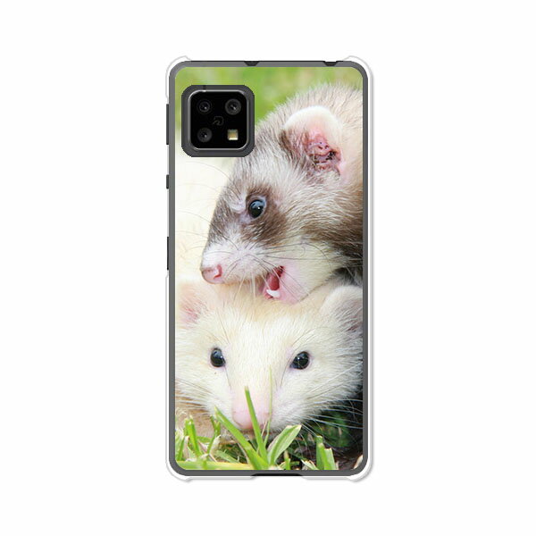 AQUOS sense4 SH-41A /SH-M15/sense4basicA003SH /sense4liteSH-RM15 共通ケース/カバー 【フェレット クリアケース素材】アクオスセンス4ベーシック アクオスセンス4ライト SHRM15 SHM15 スマホケース 携帯ケース