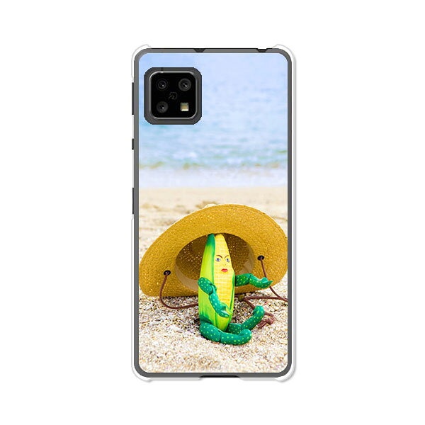 樂天商城 - AQUOS sense4 SH-41A /SH-M15/sense4basicA003SH /sense4liteSH-RM15 共通ケース/カバー 【座るコーンくん クリアケース素材】アクオスセンス4ベーシック アクオスセンス4ライト SHRM15 SHM15 スマホケース 携帯ケース
