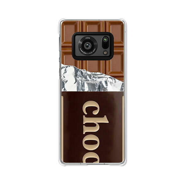 AQUOS R6 SH-51B / A101SH / SH-M22 共通ケース/カバー 【板チョコ クリアケース素材】アクオスR6ケー..