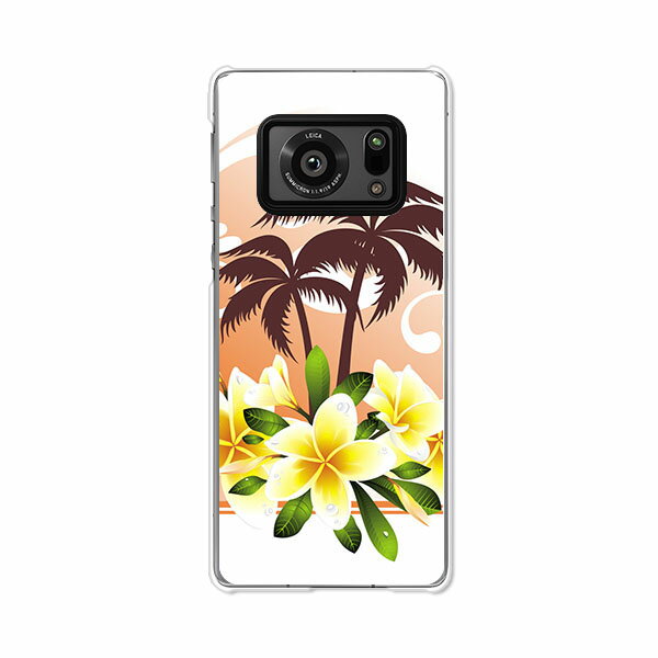 Rakuten - AQUOS R6 SH-51B / A101SH / SH-M22 共通ケース/カバー 【南国サマー クリアケース素材】アクオスR6ケース docomo SoftBank 楽天モバイル スマホケース アクオスアールシックス携帯ケース
