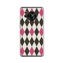 AQUOS R7 SH-52C / AQUOS R7 共通 カバー/ケース シリコンケースよりもコシがありゴミがつきにくいTPUカバー 【アーガイル TPUソフ...