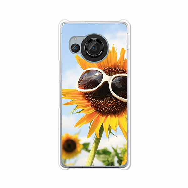Rakuten - AQUOS R8 SH-52D / AQUOS R8 SH-R80 共通 カバー/ケース シリコンケースよりもコシがありゴミがつきにくいTPUカバー 【SUNフラワーGlass TPUソフトケース】楽天モバイル アクオスR8 ドコモ AQUOS R8 docomo スマホケース スマホカバー 携帯ケース