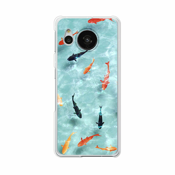 AQUOS sense7 SH-53C / SHG10 / SH-M24 共通 ケース/カバー 【金魚すくい クリアケース素材】アクオスセンス7ケース アクオスセンス7カバー スマホケース 携帯ケース
