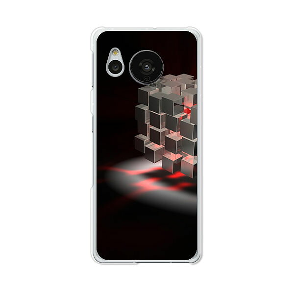 乐天商城 - AQUOS sense7 SH-53C / SHG10 / SH-M24 共通 ケース/カバー 【CUBE クリアケース素材】アクオスセンス7ケース アクオスセンス7カバー スマホケース 携帯ケース