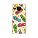 AQUOS sense7 SH-53C / SHG10 / SH-M24 共通 カバー/ケース シリコンケースよりもコシがありゴミがつきにくいTPUカバー 【海辺のサンダル TPUソフトケース】アクオスセンス7ケース アクオスセンス7カバー スマホケース 携帯ケース
