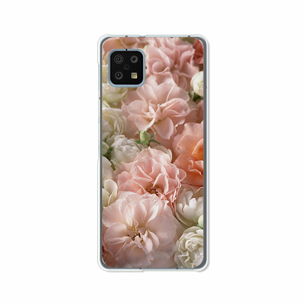 AQUOS sense6 SH-54B/SHG05/SH-RM19/SH-M19/AQUOS sense6s SHG07共通 ケース/カバー 【BEAUTYフラワー クリアケース素材】アクオスセンス6ケース スマホケース 携帯ケース 携帯カバー