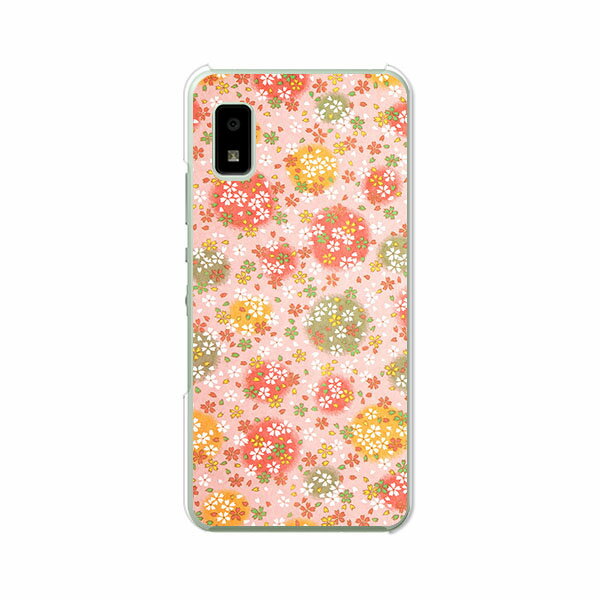 AQUOS wish / wish2 (SH-51C/SHG06/A103SH/A104SH/A204SH/SH-M20)共通 ケース/カバー 【桜Dot クリアケース素材】スマホケース 携帯ケース