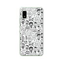 AQUOS wish3 SH-53D / A302SH / A303SH / SH-M25 共通 カバー/ケース シリコンケースよりもコシがありゴミがつきにくいTPUカバー 【カートゥンPeople TPUソフトケース】スマホケース 携帯ケース