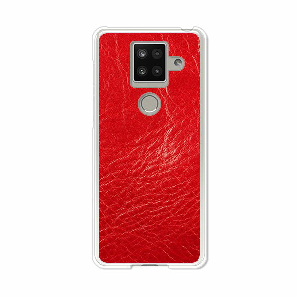 AQUOS sense4 plus SH-M16 ケース/カバー 【レッドスキン クリアケース素材】AQUOSsense4plusshm16ケース アクオスセンス4プラスカバー スマホケース 楽天モバイル IIJ 他 シムフリー 携帯ケース