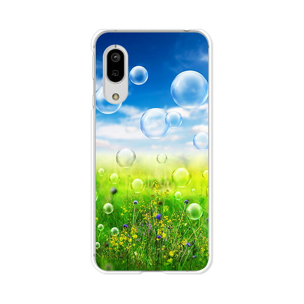 Android One S7/AQUOS sense3 basic 907SH 共通カバー/ケース シリコンケースよりもコシがありゴミがつきにくいTPUカバー アンドロイドワンS7 アクオスセンス3ベーシック スマホカバー 携帯ケース